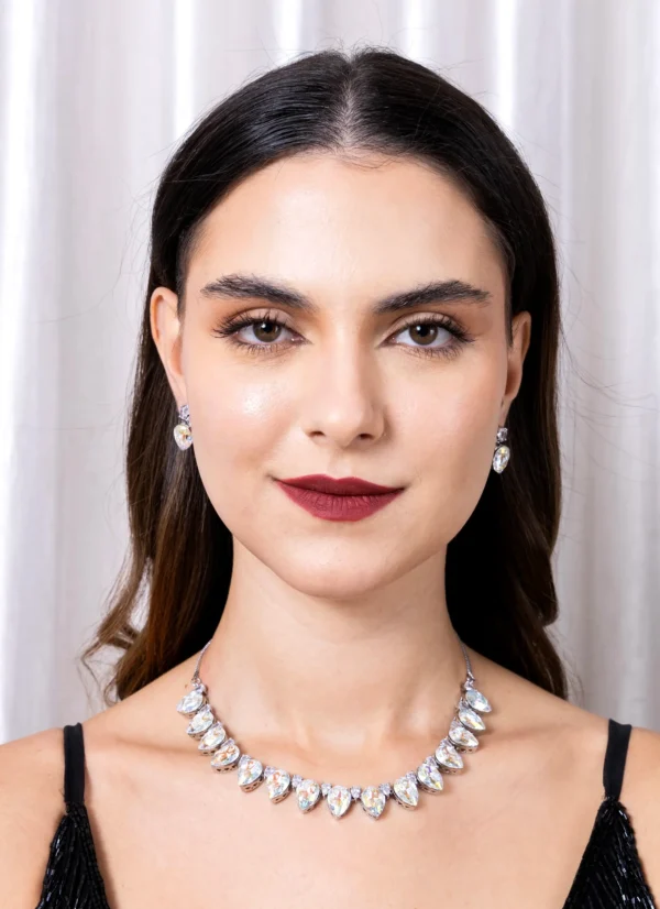 Tasmaye Celestia Diamond shade Necklace Set - Image 3
