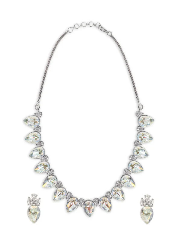 Tasmaye Celestia Diamond shade Necklace Set
