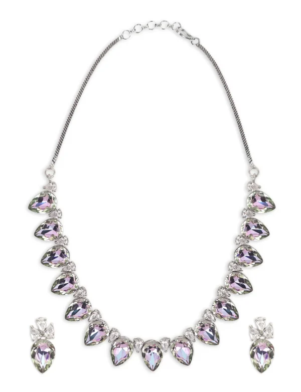Tasmaye Celestia purple shade Necklace Set