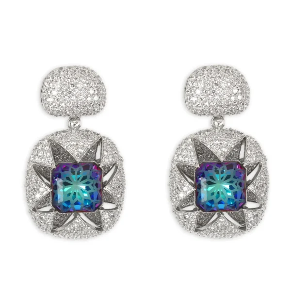 Blue Pota Stone Pendant Set - Image 3